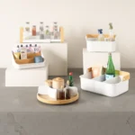 Bellwood Stackable Bin βάση οργάνωσης White-Natural large - Umbra - Image 3
