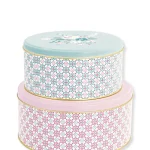 Μεταλλικά κουτιά Gwen pale pink σετ/2 - Greengate