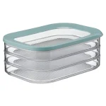 Modula nordic green δοχείο αποθήκευσης αλλαντικών 3ώροφο 3x550ml. - Mepal