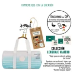 Τσάντα ώμου βαρελάκι Language – Pepita Viajera - Image 7