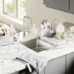Sling Sink Caddy λευκό με ντισπένσερ - Umbra - Image 5