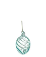 Αυγό κρεμαστό γυάλινο swirl wide pale blue - Greengate