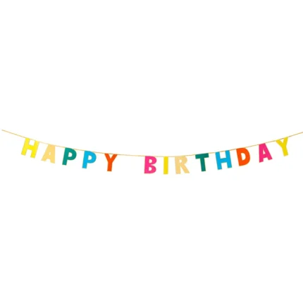 Γιρλάντα Rainbow Happy Birthday - Talking Tables