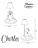 Φωτιστικό "Charles the bear" 61cm. - Happy Lamps - Image 5