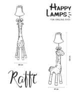 Φωτιστικό επιδαπέδιο "Raffi the impressive giraffe" 120cm. - Happy Lamps - Image 3