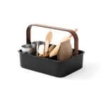 Bellwood Stackable Bin βάση οργάνωσης black/natural large - Umbra
