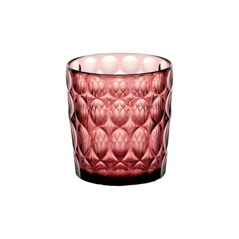 Ακρυλικό ποτήρι σωλήνας 360ml. "Vanity" 1 Mauve μωβ σετ/6 - Guzzini