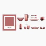 Ακρυλικό ποτήρι σωλήνας 360ml. "Vanity" 1 Mauve μωβ σετ/6 - Guzzini - Image 6
