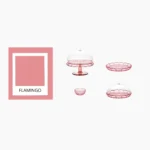 Ακρυλική τουρτιέρα ροζ 30εκ. "Vanity Flamingo" - Guzzini - Image 5