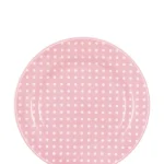 Πιάτο φαγητού Dotty ροζ 20,5εκ. - Greengate