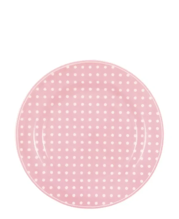 Πιάτο φαγητού Dotty ροζ 20,5εκ. - Greengate
